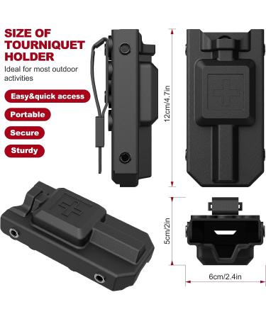 Tourniquet Holder Case for Gen 7 CAT Tourniquet | Molle Pouch for Police Gear | Fits Belts up to 2.75 Wide - Buy Online on GoSupps.com