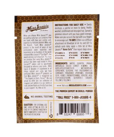 Miss Jessie's Honey Curls Emulsion 1 oz - Moisturizing Honey Formula 1 Fl Oz (Pack of 1) - Buy Online on GoSupps.com