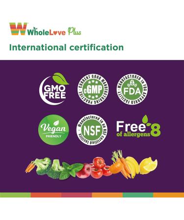 NOTO WholeLove Plus Men's Organic WholeFood Multivitamin Health Supplements for Immune Support Vitamin Vegan Friendly 60 Tables - Buy Online on GoSupps.com