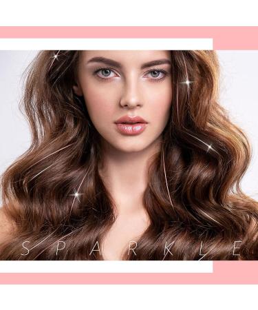 15-Piece Glitter Hair Tinsel Extensions with Clip - Heat Resistant Fairy Hair Bling for Girls & Women - Stylish Party Gift - Buy Online on GoSupps.com