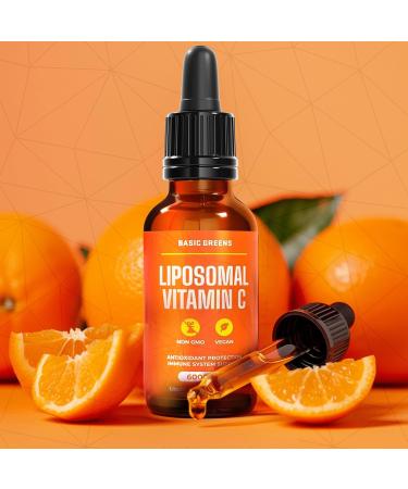 Liposomal Vitamin C Liquid 6000mg High Absorption Liquid C Supplement for Immune Support Antioxidant & Skin Health Non-GMO Vegan Gentle Formula 2 fl oz 2 Fl Oz (Pack of 1) - Buy Online on GoSupps.com