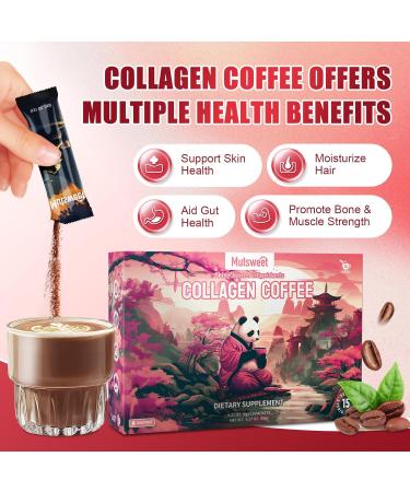 Mustsweet Instant Coffee with Vital Proteins Collagen Peptides Powder Joint Supplements for Women & Men Supports Skin and Gut Health 15 Servings - Buy Online on GoSupps.com