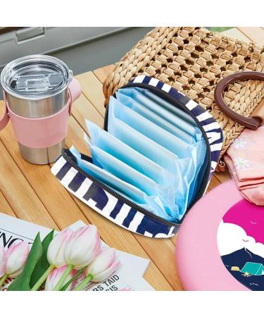 Stylish Women's Music Note Binding-Up Bag | Tampon Storage & Zip Pockets | Multi-Purpose Menstrual Bags - Buy Online on GoSupps.com