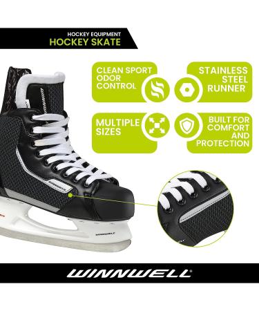 Winnwell Youth Hockey Skate with Balance Blades - AMP300 | Ice Skates for Boys & Girls | Helps Kids Learn to Skate Faster - Buy Online on GoSupps.com