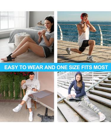 Foot Brace for Plantar Fasciitis | Adjustable Arch Support & Compression Bands for Pain Relief | Gel Inserts for Flat Feet & High Arches - Buy Online on GoSupps.com