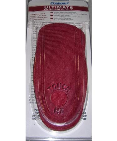 Frelonic Ultimate Rear Posted Orthotic 3/4 Length M 9-10.5 Arch Supports Insoles