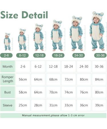 COOKY.D Baby Hooded Rompers | Winter Flannel Jumpsuit Pajamas 18-24 Months | Hamster Design - Buy Online on GoSupps.com