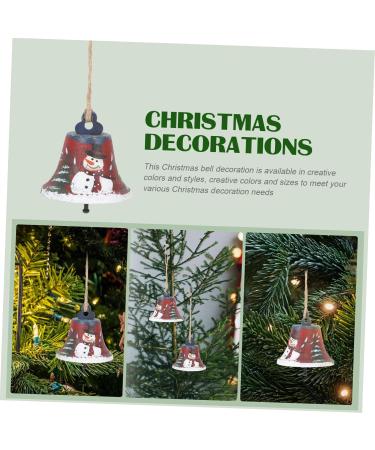 Buy Abaodam 3PC Wrought Iron Hanging Bells - Christmas Door Decoration & Cow Bells - 7x7cm Holiday Bell Set - Buy Online on GoSupps.com
