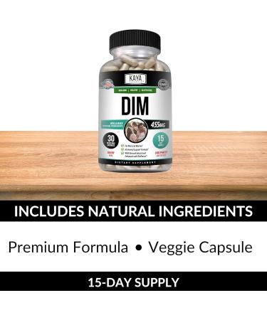 Kaya Naturals DIM Ultra - Hormonal Support Supplement for Women & Men | 30 Vegetable Capsules with Broccoli Extract & BioPerine | Combat Acne Menopause Prostate Issues - Buy Online on GoSupps.com