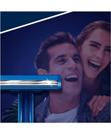 Buy Gillette BlueII Disposable Razors for Men - 10 Pack 2 Blade Fixed Head for Smooth Shaving | International Shipping Available - Buy Online on GoSupps.com