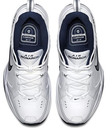 Nike Men's Air Monarch IV Cross Trainer - White/Metallic Silver (Size 11) - Buy Online on GoSupps.com