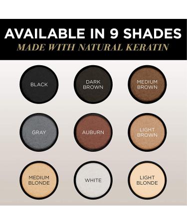 Toppik Hair Building Fibers Black - 0.97 oz (27.5 g) | Thicker, Fuller Hair - Buy Online on GoSupps.com