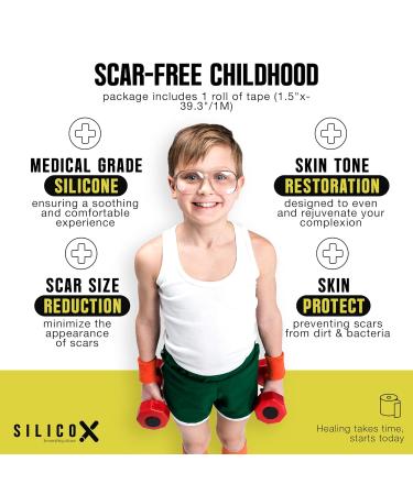 Kid-Friendly Medical Scar Tape for Kids - Scar Reduction & Recovery (4CM x 1M) - Gentle Keloid Treatment & Surgical Scar Care - Ideal for Delicate Skin - Beige - Buy Online on GoSupps.com