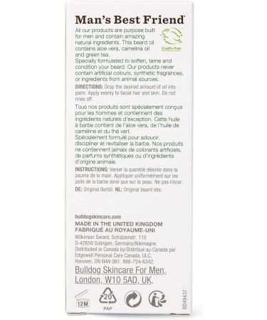 Bulldog Skincare Original Beard Oil OLD VERSION 30 mL - Buy Online on GoSupps.com