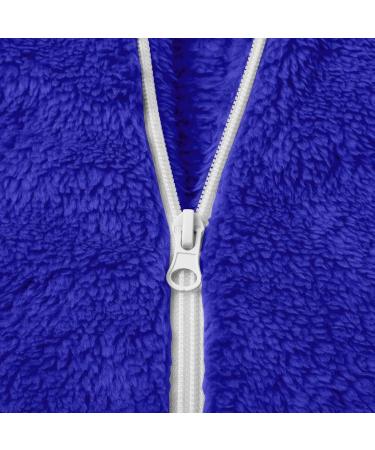 Hanxiulin Oversized Plush Jacket for Women - Warm Lined Fleece Cardigan Windproof Winter Coat in Multiple Color Variants Sizes Up to 4XL - Buy Online on GoSupps.com