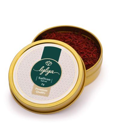 LYLYA Premium All Red Grade A+ Spanish Saffron (2 Grams) 2.0 grams