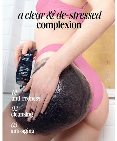 Truly Beauty 24K Gold Black Soap - Acne Hyperpigmentation & Aging Treatment with Chamomile & Turmeric - 5oz | International Shipping - Buy Online on GoSupps.com