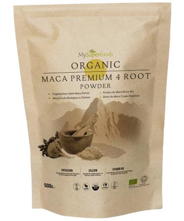 MySuperfoods Organic Maca Premium 4 Root Powder 500g Premium 4 Root 500.00 g (Pack of 1) - Buy Online on GoSupps.com
