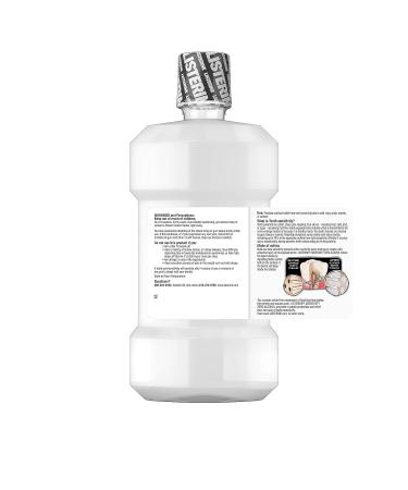 Listerine Zero Alcohol Mouthwash Fresh Mint 16.9 Fl Oz - 24hr Relief for Tooth Sensitivity (Pack of 1) - Buy Online on GoSupps.com