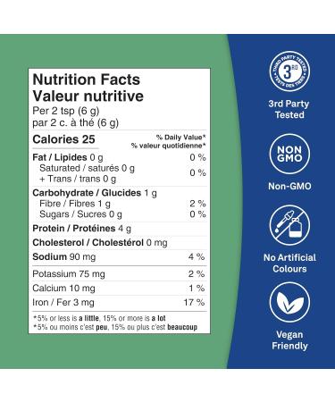 Organika Certified Organic Spirulina Powder- Superfood 3rd Party Tested Pristine Sourcing Vegan- 500g 500 g (Pack of 1) Powder - Buy Online on GoSupps.com