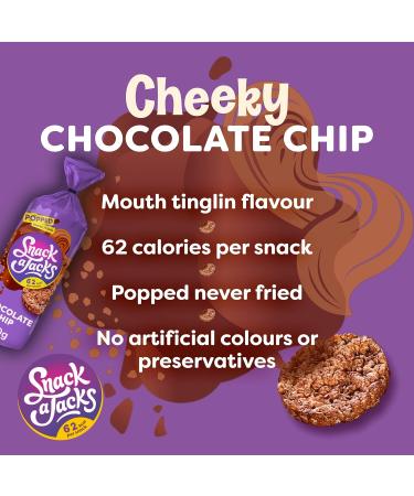 Buy Snack A Jack Choc Chip Jumbo Rice Cakes 180g | International Shipping Available - Buy Online on GoSupps.com