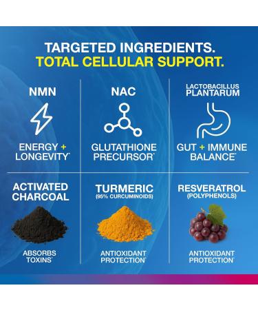 Vitology MP-PRO Microplastics Defense | 15 Billion CFU Probiotic + Antioxidant Blend | NMN, NAC, Glutathione, Resveratrol & Charcoal | Supports Cellular Detox, Longevity & Gut Health 60 Capsules - Buy Online on GoSupps.com