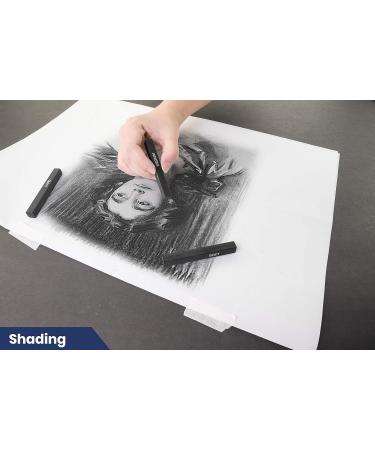 Pacific Arc Compressed Charcoal Sticks Medium 12 Pack - Drawing, Sketching, Shading - Buy Online on GoSupps.com