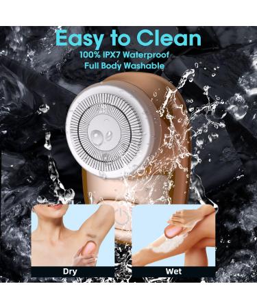 Mini Electric Shaver for Men & Women | Portable Waterproof Rechargeable Razor - Perfect for Travel & Business Trips (Gold - Buy Online on GoSupps.com