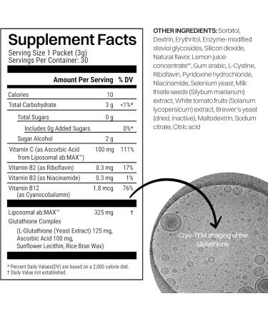 Liposomal Glutathione + Vitamin C Powder Sticks + Liposomal Marine Collagen Bundle Daily Antioxidant & Beauty Support Liposomal Delivery for Enhanced Absorption Skin & Collagen Renewal Formula - Buy Online on GoSupps.com
