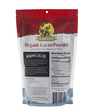 KAKOSI Organic Cacao Powder 16oz - Pure & Natural | Buy Online - Buy Online on GoSupps.com