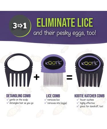 Kootie Katcher Metal Lice Comb - Best Nit Comb for Effective Lice Removal - Buy Online on GoSupps.com