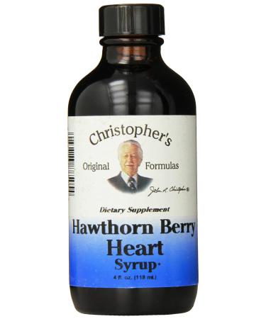 Dr. Christopher's Original Formulas Hawthorn Berry Heart Syrup, 4 Ounce 4 Fl Oz (Pack of 1)