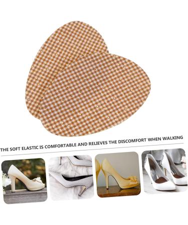 FOMIYES Gel Insoles - 10 Pairs Forefoot Half Size Cushions for Shoes | Toe Inserts & Shoe Pads | Yellow 12x8x0.2cm - Best Comfort & Support - Buy Online on GoSupps.com