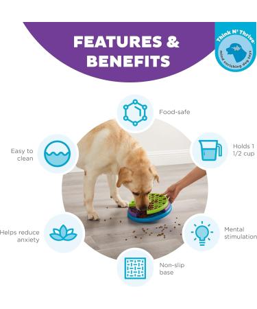 Outward Hound Nina Ottosson Lickin' Layers Interactive Dog Puzzle Game and Slow Feeder - Buy Online on GoSupps.com