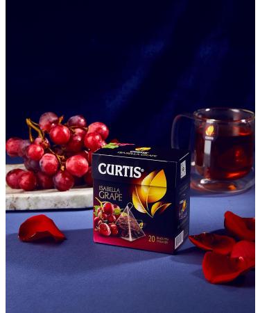 CURTIS TEA ISABELLA GRAPE TH NOIR DE CEYLAN M LANG DES RAISINS ET DES P TALES DE FLEURS 20 PYRAMIDES MAILLE INDIVIDUELLE - Buy Online on GoSupps.com