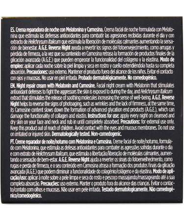 ISDIN Isdinceutics A.G.E Reverse Night | Anti-ageing night repair cream with melatonin | (50ml) Night Cream - Buy Online on GoSupps.com