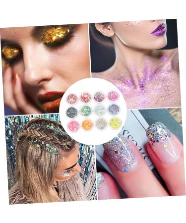 Didiseaon 48 Boxes Glitter Eye Makeup DIY Nail Butterfly for Nai 3d Nail Gel Eye Shadow Highlight - Buy Online on GoSupps.com