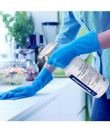 BenzaRid Professional Disinfectant 32oz | Medical Grade Sanitizer & Virucide | EPA Registered | Eradicates MRSA, H1N1, H5N1, Norovirus, Avian Flu, Staphylococcus | No Rinse, No Wipe Formula - Buy Online on GoSupps.com