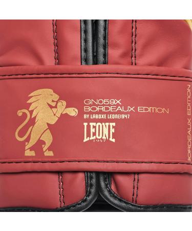 LEONE 1947 Bordeaux Edition Boxing Gloves - Unisex Adults 12 OZ Burgundy | Premium Quality & International Shipping - Buy Online on GoSupps.com