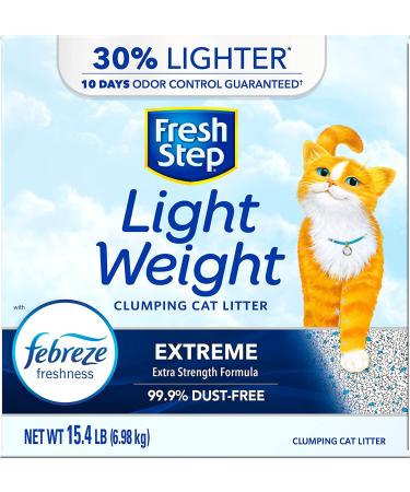 Fresh Step Lightweight Clumping Cat Litter 15.4 lbs - Extreme Scent | Fast-Clumping Formula - Buy Online on GoSupps.com