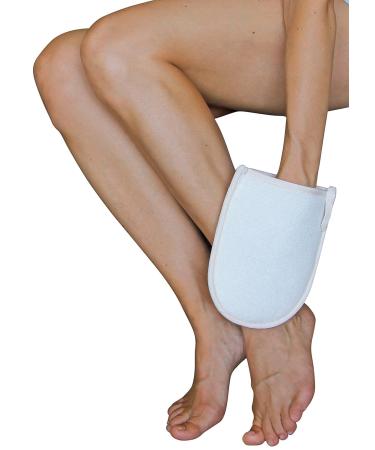 Body and Face Peeling Set - Loofah Sponge with Back Strap Peeling Glove & Face Pad for Bath & Shower - Exfoliate and Refresh - Buy Online on GoSupps.com