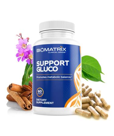 BioMatrix Metabolism Supplement for Men and Women Cinnamon Gymnema Lipoic Acid Vanadyl Sulfate Chromium Picolinate Bitter Melon (60 Capsules)