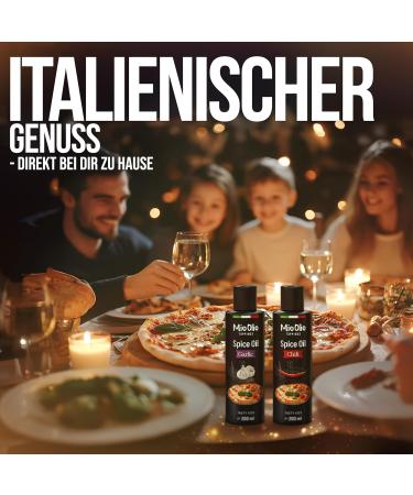  Mioolio Mioolio Spice Oil Set: 2 x 200ml garlic and 1 x 200ml chili - Buy Online on GoSupps.com