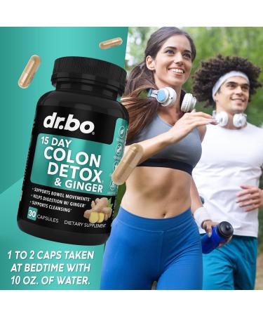 Colon Cleanser Detox Supplement Capsules - 15 Day Colon Cleanse Pills & Probiotic Herbal Formula - Daily Cleansing Bowel Movement Supplements for Intestinal Stomach Bloating Digestive Gut Support - Buy Online on GoSupps.com