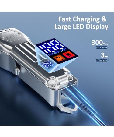 Professional All Metal Hair Clippers for Men | Electric Hair Trimmer & Salon Barber Tools - Shop Now - Buy Online on GoSupps.com