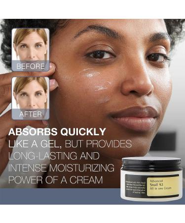 NOAMED Snail Mucin 92% Repair Cream 3.52 oz - Daily Collagen Face Moisturizer - Reduce Wrinkles - Korean Skincare - 1PCS, 3.52 Fl Oz - Buy Online on GoSupps.com