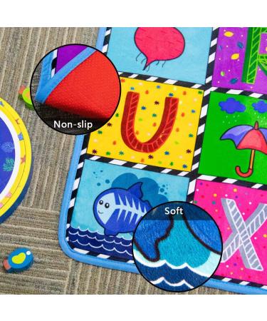 Teytoy Baby Cotton Play Mat | ABC Crawling Mat for Boys & Girls - Non-Slip Design, Plush Surface - 59 x 44 Inch - Buy Online on GoSupps.com
