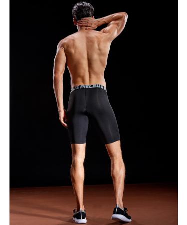 NELEUS Men's 3-Pack Performance Compression Shorts Large 6028 - Black - Buy Online on GoSupps.com