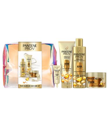 Pantene Pro-V gift set for women repair & care shampoo 250ml serum hair rinse 220ml intensive care shots 3x10ml hair mask 300ml hair care beauty products