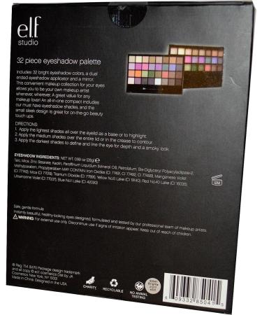 E.L.F. Cosmetics Eyeshadow Palette Brights 1-Ounce 32-Piece - Buy Online on GoSupps.com